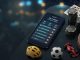 Photographic hero image: smartphone showing a neutral Top 5 Online Casinos 2026 comparison, surrounded