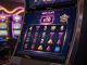 Photorealistic close-up of a modern slot machine with variable-height reels, multipliers, and a Free